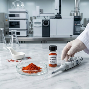 Azafrán en Polvo Premium para Aplicaciones Alimentarias, Farmacéuticas y Cosméticas, 100% Puro, Certificado ISO, Especia Kesar a Granel - Product Image 4
