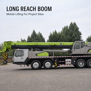 Grúa Hidráulica Móvil Usada de 50 Toneladas <span class=keywords><strong>con</strong></span> Pluma Telescópica, Sistema de Soporte Estable y Movilidad Flexible en el Sitio - Product Image 1