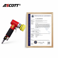 Lijadora Orbital Neumática Personalizada OEM de 15000 RPM, Pulidora Rotativa de Aire para Lijado y Pulido, Lijadora Angular de 2/3" con Velcro