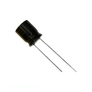 ตัวเก็บประจุแบบดั้งเดิมผ่านรู33 uF ฝาครอบ UKZ1H330MPM สารส้ม33 uF 20% 50V เรเดียล - Product Image 1