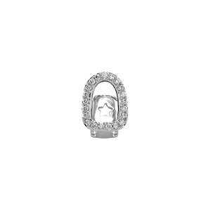 Grillz dentaire style punk, plaqué or, en laiton, avec fenêtre ouverte, serti de zircone cubique, pour une seule <span class=keywords><strong>dent</strong></span> - Product Image 6