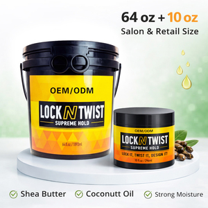 Gel Coiffant Professionnel Lock N Twist à Tenue Forte, Longue Durée, Anti-Frisottis, pour Tous les Styles Protecteurs - Product Image 4