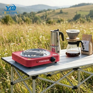 YONGQIAN <span class=keywords><strong>Plaque</strong></span> chauffante électrique portable 150 mm à bobine unique 1000W pour camping et voyage - Product Image 6