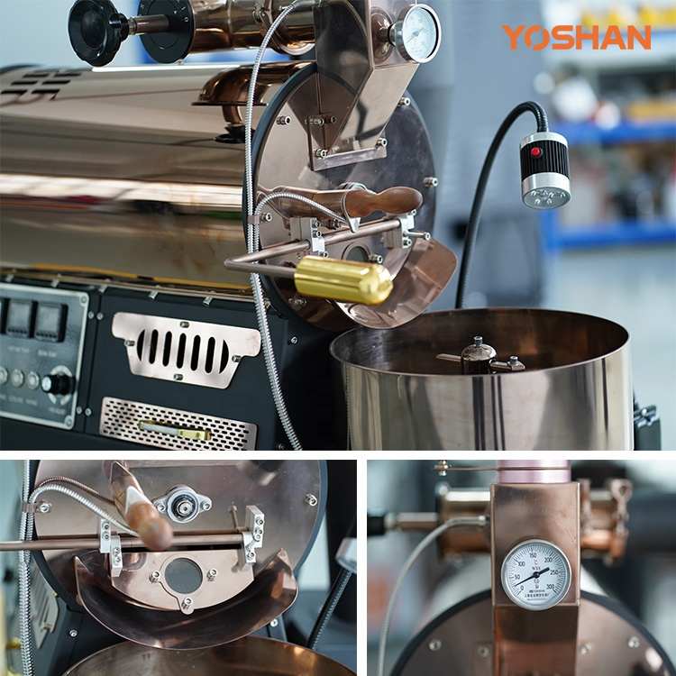 Yojian termômetro de máquina de café, 1 kg de aquecimento, controle de perfil artesanal, queimador elétrico/a gás por-2 kg