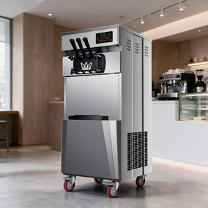 Commercial Soft <b>Ice</b> Machine Floor Standing and Countertop Version Auto Clean Function for Cafe Dessert Retail Business - Product Image 2