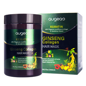 Tratamiento de Colágeno para Reparar el Cabello Dañado y Restaurar la Suavidad, Mascarilla Capilar de Ginseng - Product Image 1