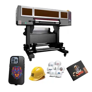 Impresora de película adhesiva 2 en 1, 60cm, uv, dtf, nueva tecnología de impresión con laminador de automatización, 2022