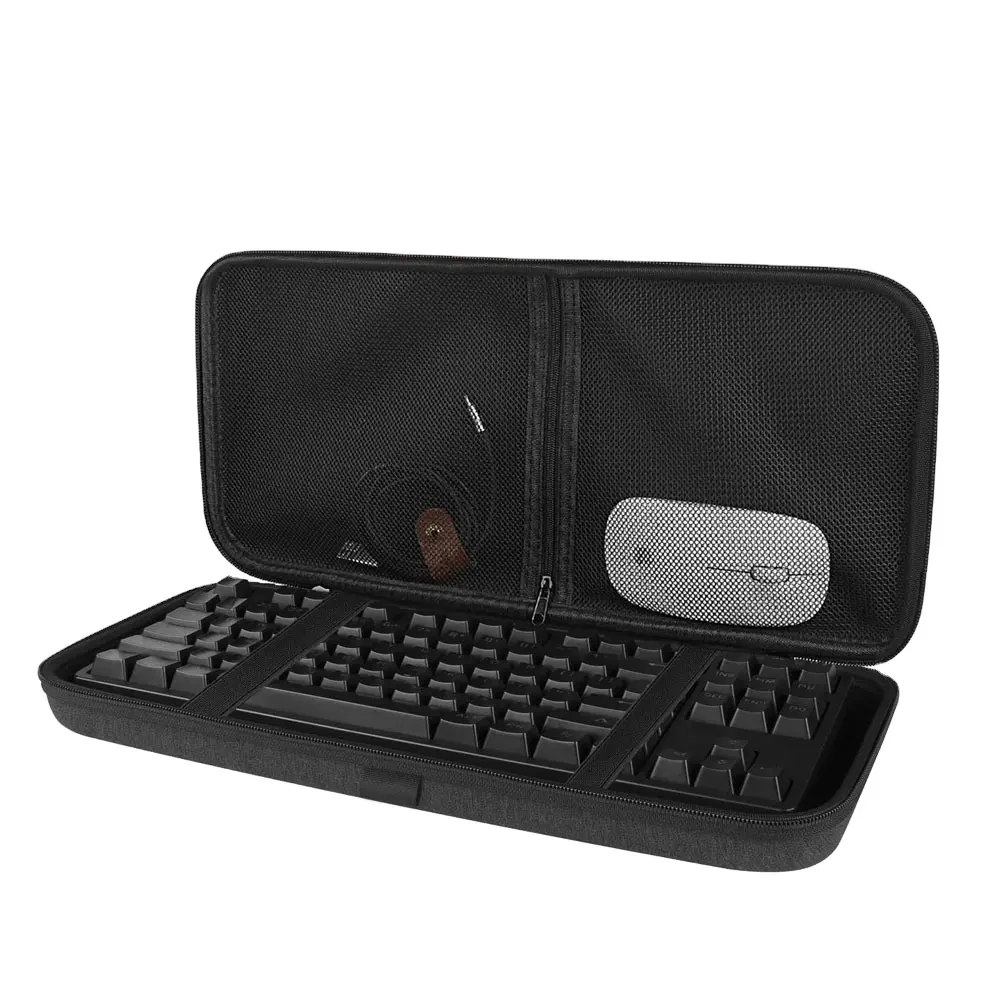 Melica अनुकूलित पोर्टेबल ले जाने के लिए ईवा मामले यांत्रिक कीबोर्ड ईवा हार्ड कीबोर्ड मामले बैग
