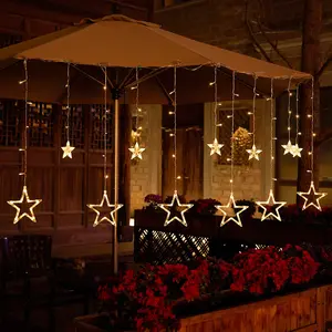 Christmas Lights Fairy Ramadan Eid Decoration Lighting Indoor Outdoor Moon Star Led Light Decor
