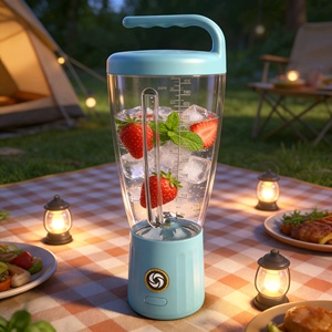 Licuadora Portátil Inalámbrica de 1L, Mezcladora Eléctrica de Frutas de Gran Capacidad, Batería Recargable para Batidos/Smoothies/Trituración de Hielo - Product Image 1