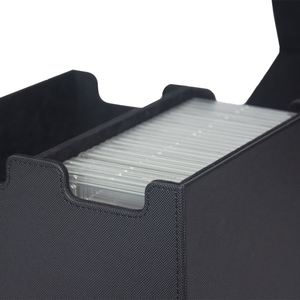 Boîte à aimants puissants de haute qualité, noire, à 2 rangées, pour cartes de sport et cartes TCG classées - Product Image 6