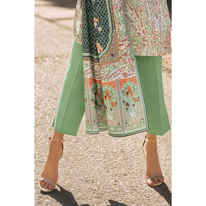 Combinaisons en coton/laine de style pakistanais brodées pour femmes, Shalwar Kameez d'été pour femmes - Product Image 5