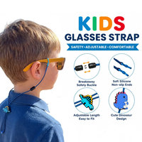 Correa de Silicona Ajustable para Gafas Infantiles, Ecológica y Segura, Antideslizante, Antipérdida para Niños