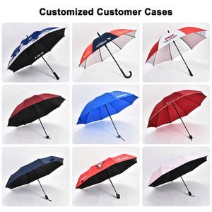 Printed Promotion Business Gifts Double Layer Women Custom <b>Umbrella</b> With Customer Logo - Product Image 2