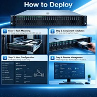 Serveur Rack 2U ProLiant DL340e Gen12 Neuf avec Intel Xeon 6, 2 To DDR5, 24x LFF EDSFF pour Stockage d'Objets IA et Data Lake