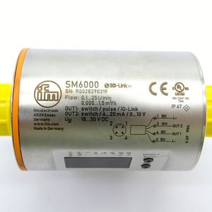 เครื่องวัดการไหลแบบเหนี่ยวนำแม่เหล็ก18 30 24V SMR12GGXFRKG เรา-100 SM6000 IFM โลหะรับประกัน12เดือน - Product Image 3