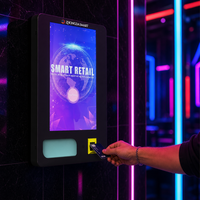 Distributeur automatique mural intelligent à écran tactile de 32 pouces avec vérification d'âge par IA et fonction SDK pour système de paiement par carte de crédit