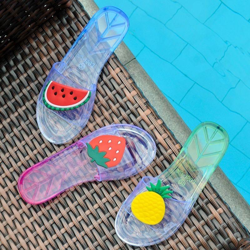 Cute Jelly Slippers Anti-Slippery, Hard-Wearing, and Comfortable