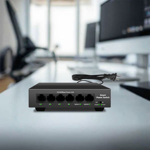 Switch POE non gestito <span class=keywords><strong>VLAN</strong></span> supporto 6x1/100M IEEE802.3af/at QoS funzione scatola 100Mbps Stock PC campione gratuito - Product Image 1