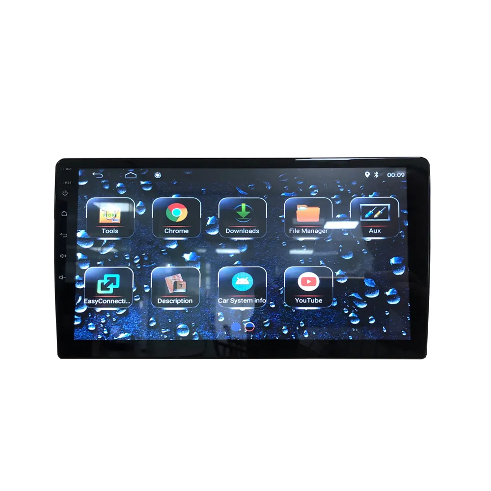2021 yeni sıcak sabit panel 10.1 "Android sistemi araba Stereo çalar K6-MTK çözüm dahili GPS/BT/FM