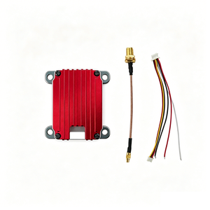 4.9G 8CH 1.6W Red Aluminum 4.9G 1.6W 8CH FPV VTX Video Transmitter for RC <b>Drones</b> DIY Project - Product Image 6
