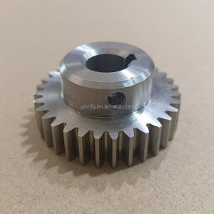 เครื่องกัดโลหะ CNC ความแม่นยำสีดำออกไซด์สแตนเลสเกียร์อลูมิเนียม - Product Image 1