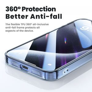 <span class=keywords><strong>Coque</strong></span> transparente anti-chute de qualité supérieure Toocki, sensation de téléphone nu, dissipation de la chaleur pour <span class=keywords><strong>iPhone</strong></span> 12 -15 Series, utilisation à domicile et au bureau - Product Image 4