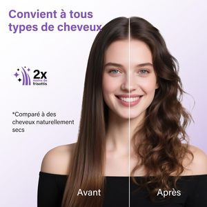 Lisseur de cheveux électrique multifonction à revêtement céramique, température réglable par LED, technologie ionique, protection contre la surchauffe, usage domestique - Product Image 5