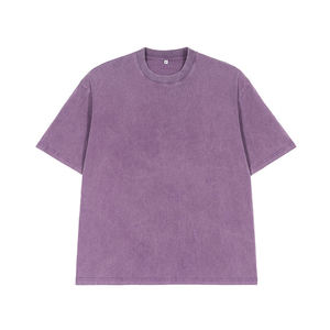 T-shirt ample vintage pour homme avec motif graphique, logo personnalisé disponible, 100 % coton, délavé à l'acide, style décontracté - Product Image 3