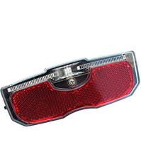 Lumière LED pour porte-bagages arrière de vélo, lampe de vélo, feu arrière pour porte-bagages, lampe torche, réflecteurs de sécurité, accessoires