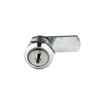 Cylindres de serrure de coffret de châssis SK1-0003-ZN01/2 en alliage de zinc chromé brillant et tôle laminée à froid, serrure à came