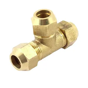 Tube Pneumatic Hose Air Fitting Tee Quick Connector Coupler Free shipping