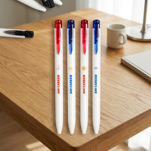 Metal 0.5mm Ballpoint <b>Pens</b> 4-Piece Career-Free Set for Office & School Use - Product Image 3