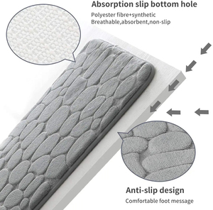 Muito Bom e muito macio Super absorbente elegante e decorativo tapete de tomar banho - Product Image 2