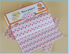 Tùy chỉnh in logo quà tặng gói Hamburg bánh sandwich dầu hấp thụ giấy Tissue PE tráng bao bì thực phẩm giấy gói - Product Image 3