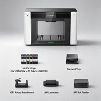 Mesin Cetak Digital Flatbed Serbaguna Xtool O1 Omni Printer UV DTG 4-in-1 dengan Rotary dan Roll Feeder