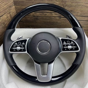 Adecuado para la actualización del volante del <span class=keywords><strong>Mercedes</strong></span>-<span class=keywords><strong>Benz</strong></span> Clase S W221 y la actualización de la moldura de madera W222, S320, S350, S300 y S400. - Product Image 6