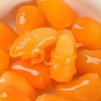 Bonbons gélifiés en vrac, emballés en sachet, style fruits 3D, couleurs vives, saveurs fruitées, mélange sucré-acide, mangue, étiquette privée personnalisée