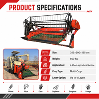 Tondeuse universelle à montage frontal pour tracteur à quatre roues, équipement de séchage pré-coupé haute efficacité