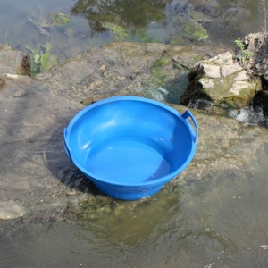 Bac de mélange en caoutchouc résistant aux chocs pour béton, bac flexible robuste pour mortier, sable et ciment, travaux de maçonnerie - Product Image 1