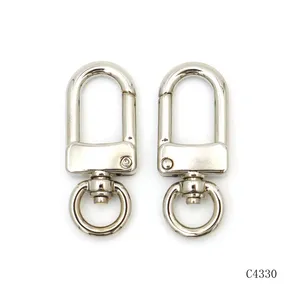 Luxe Kwaliteit Metalen Gesp Groothandel 8Mm Kleine Swivel O Ring Klauw Kreeft Sluiting Voor Sleutelhanger, Tas Ketting En Sleutelhanger