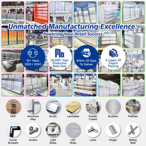 ชั้นวางน้ำหอมดีไซน์ใหม่สำหรับตกแต่งร้านเสริมสวย - Product Image 4