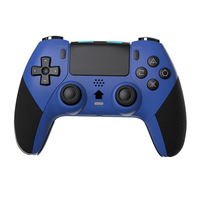 Manette de jeu sans fil pour PC 2025, BT 4.2, bouton programmable, gyroscope six axes, double vibration, joystick PS4 avec fonction Turbo