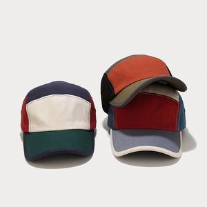 2023 Spring Summer New Contrast Color American Retro <b>Women</b> 5 Panels Baseball <b>Cap</b> Hat Casual Street Hats Sport <b>Caps</b> for Men - Product Image 3