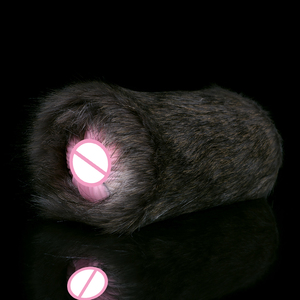 色情娃娃可爱性玩具毛绒自慰器男士自慰人造猫阴道硅胶材料 - Product Image 2