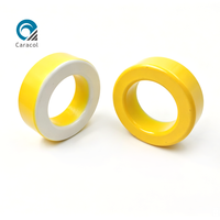 Noyau toroïdal en poudre de fer KT300-26D, marqué jaune-blanc, profil haut