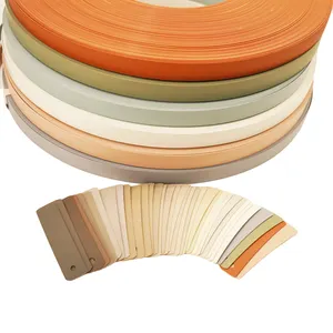 Factory Supplier High Quality Eco-friendly PVC Edge Banding Flexible Plastic Edge Banding Strips For Furniture