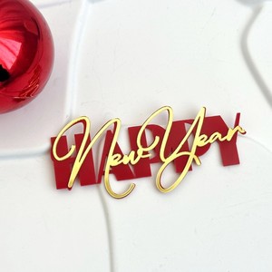 ของตกแต่งเค้กอะคริลิค รูปน้ำผึ้งและของหวาน สำหรับคริสต์มาส ปีใหม่ ปีมังกร ของตกแต่งหน้าเค้กสำหรับงานปาร์ตี้ 3413 3414 3666 3667 3668 - Product Image 2