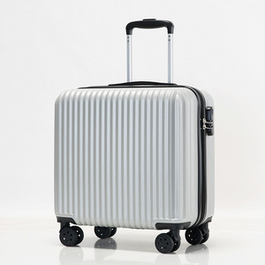 Ensemble de <span class=keywords><strong>2</strong></span> bagages de voyage rigides de 18 pouces à <span class=keywords><strong>roues</strong></span> pivotantes en matériau ABS pour le voyage - Product Image 4