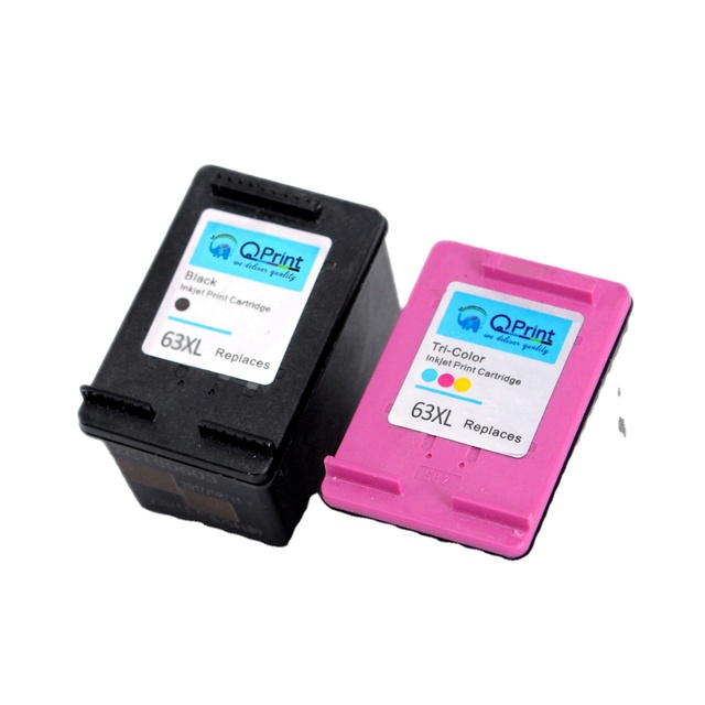 HS 63 63XL Re-manufactured Ink Cartridge Compatible for HP HP63 HP63xl Deskjet 2131 2130 3630 4520 Printer for HP Ink Cartridges